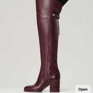 Franco Sarta OTK Boots - dark brown/burgundy